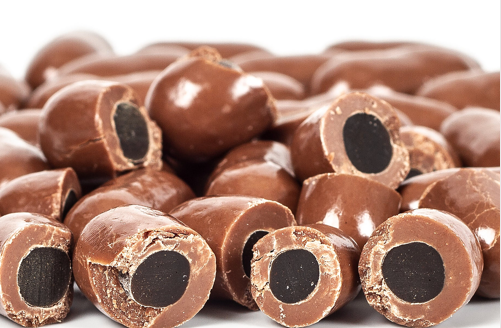 Milk Choc Licorice Bullets